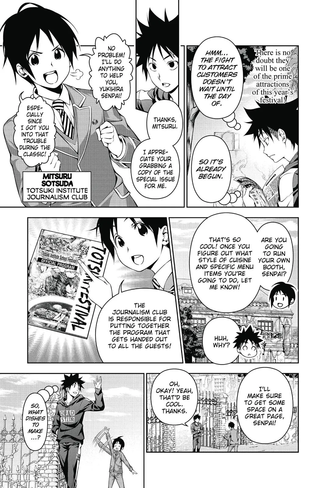 Read Food Wars en Manga Online