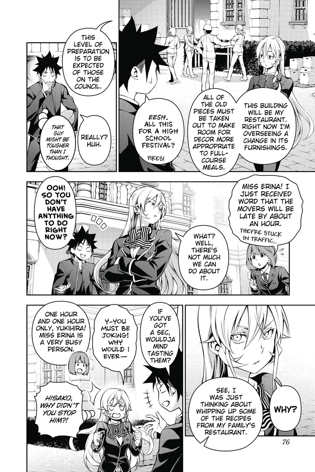 Read Food Wars en Manga Online