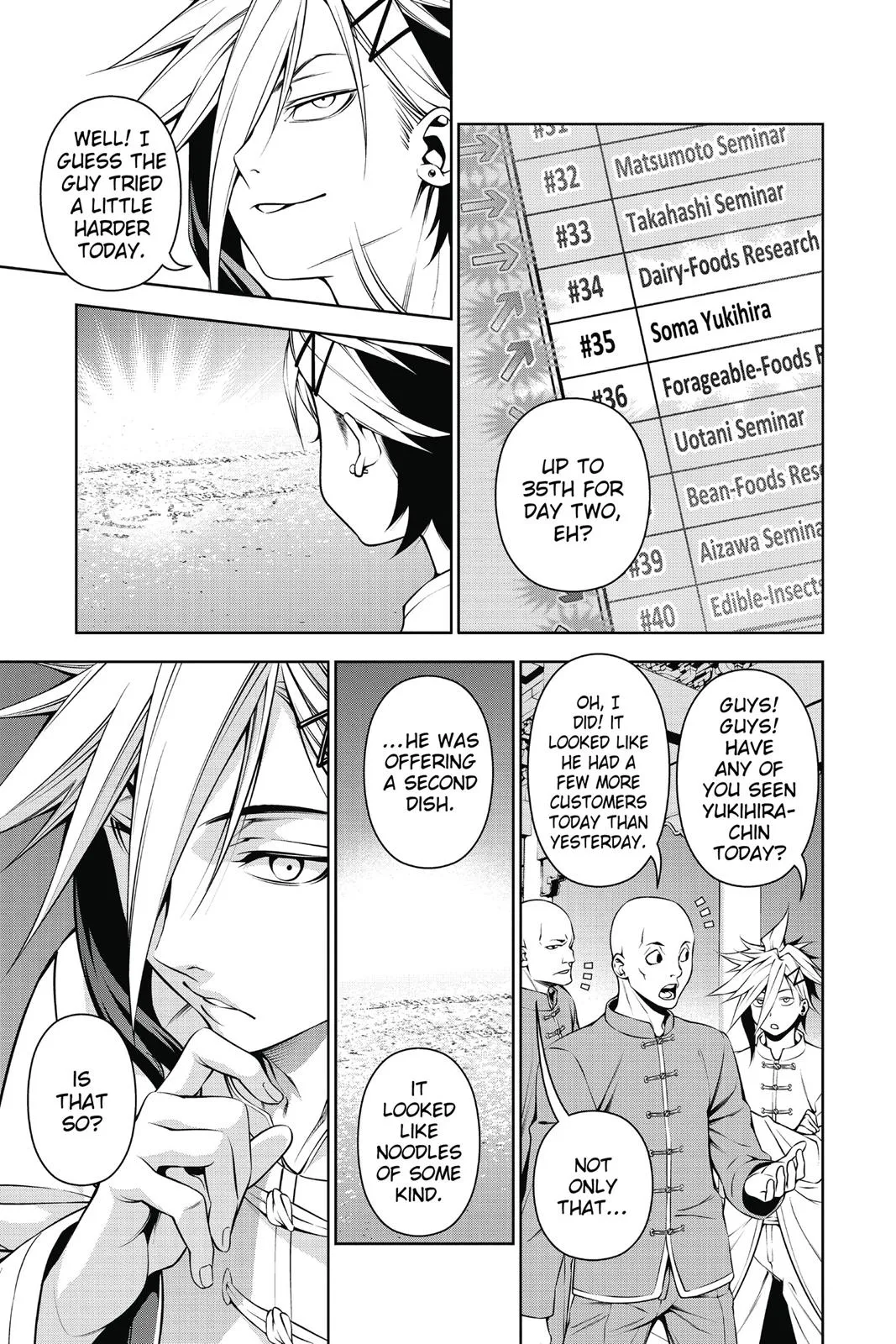 Read Food Wars en Manga Online