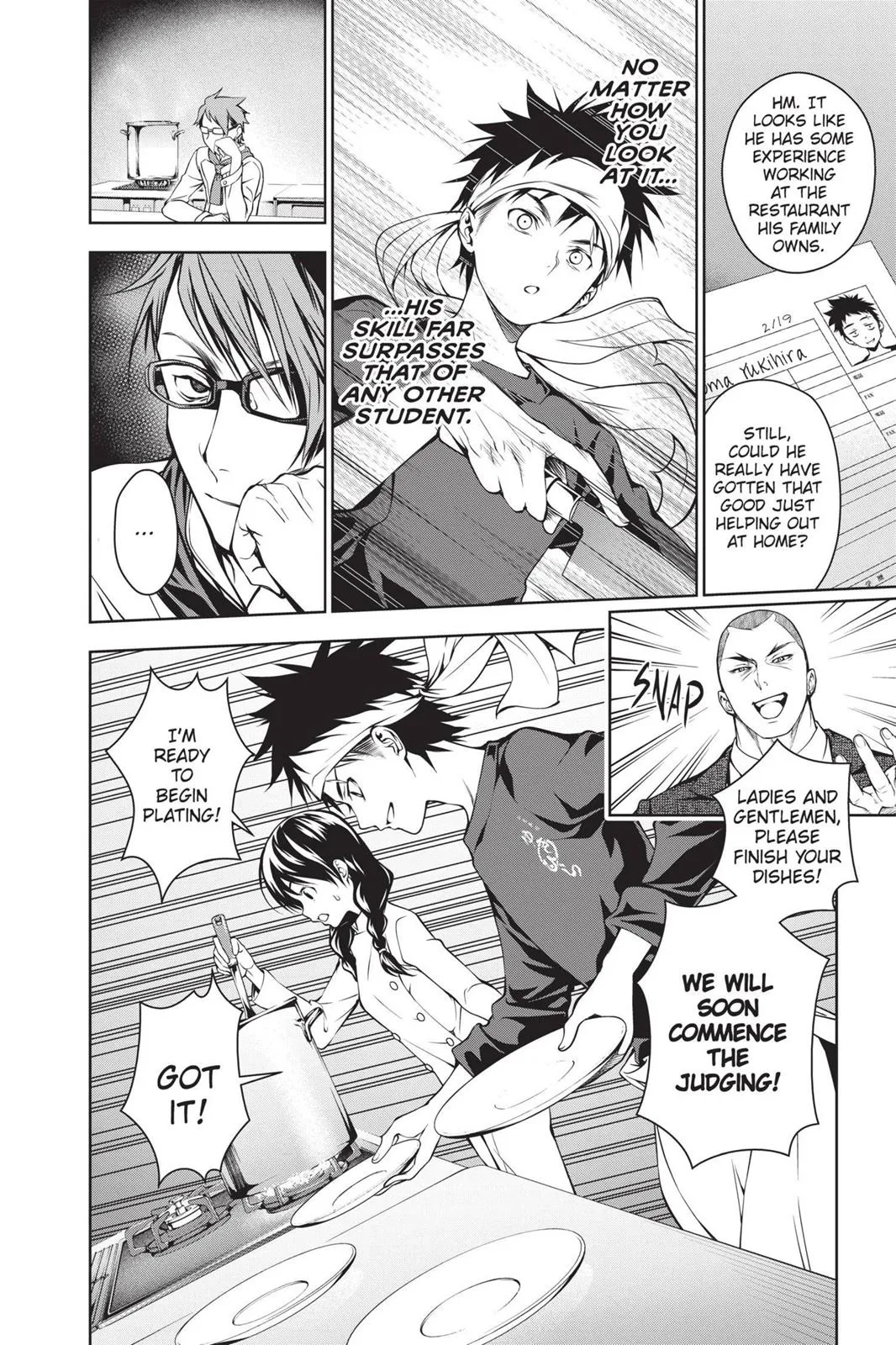 Read Food Wars en Manga Online