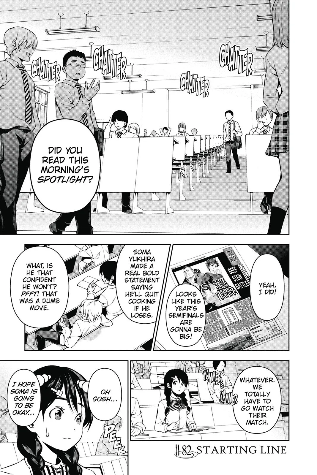 Read Food Wars en Manga Online