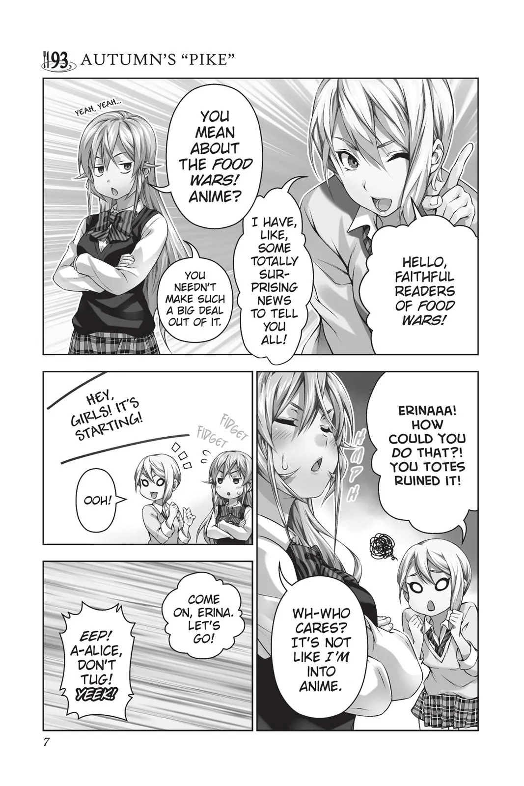 Read Food Wars en Manga Online