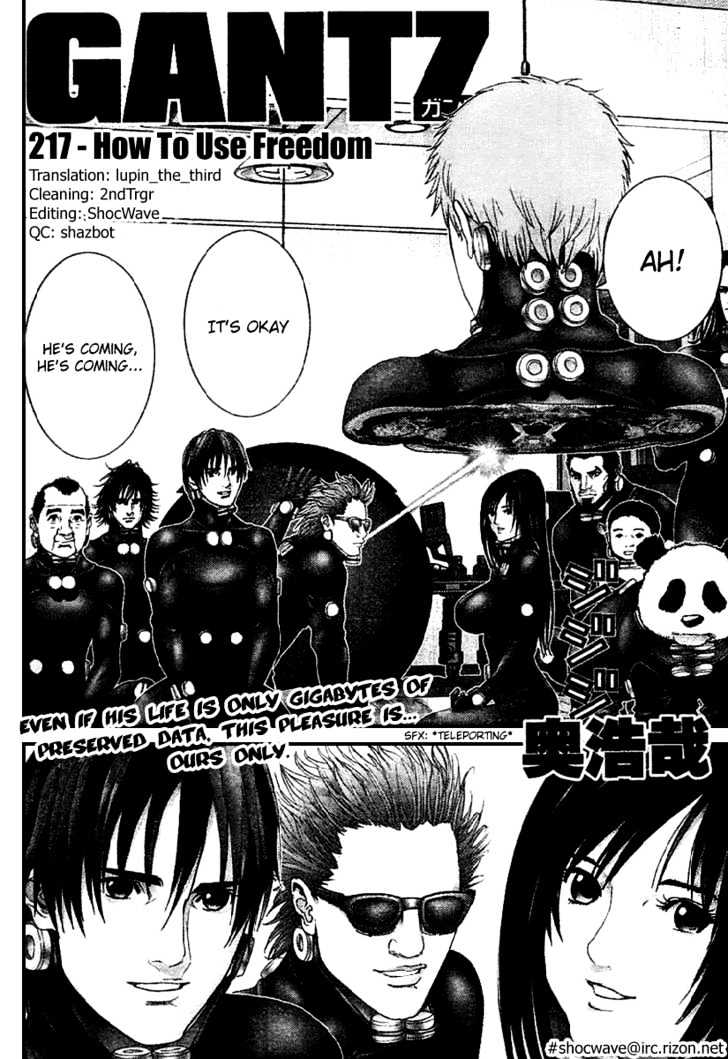 Read Gantz en Manga Online