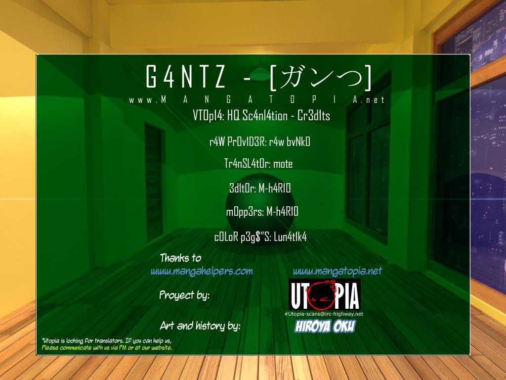 Read Gantz en Manga Online