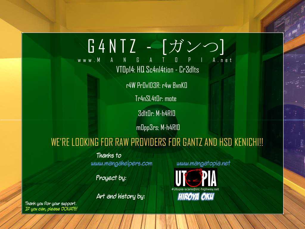 Read Gantz en Manga Online