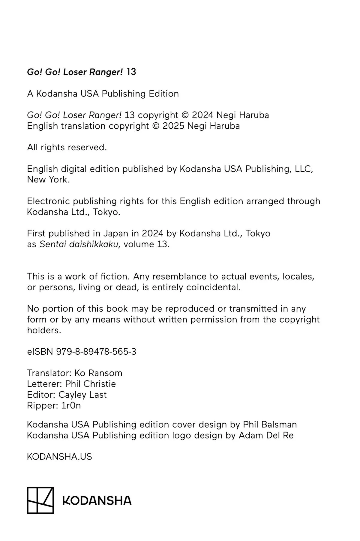 Read Go Go Loser Ranger en Manga Online