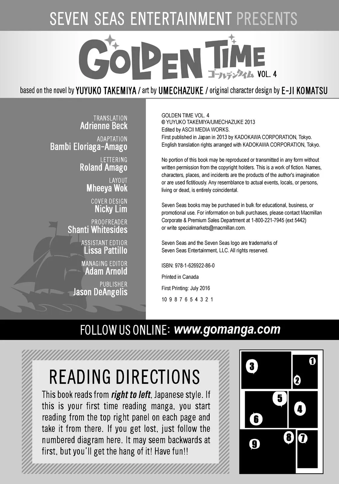 Read Golden Time Umechazuke en Manga Online