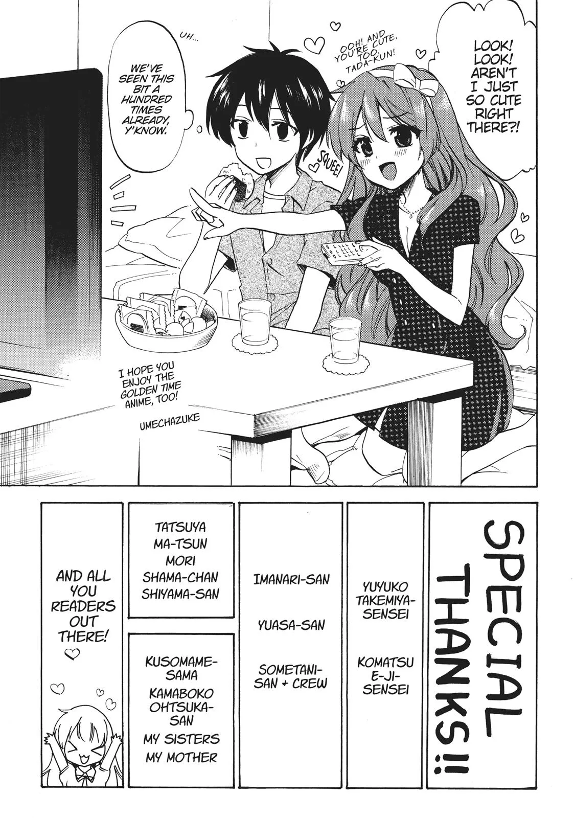Read Golden Time Umechazuke en Manga Online