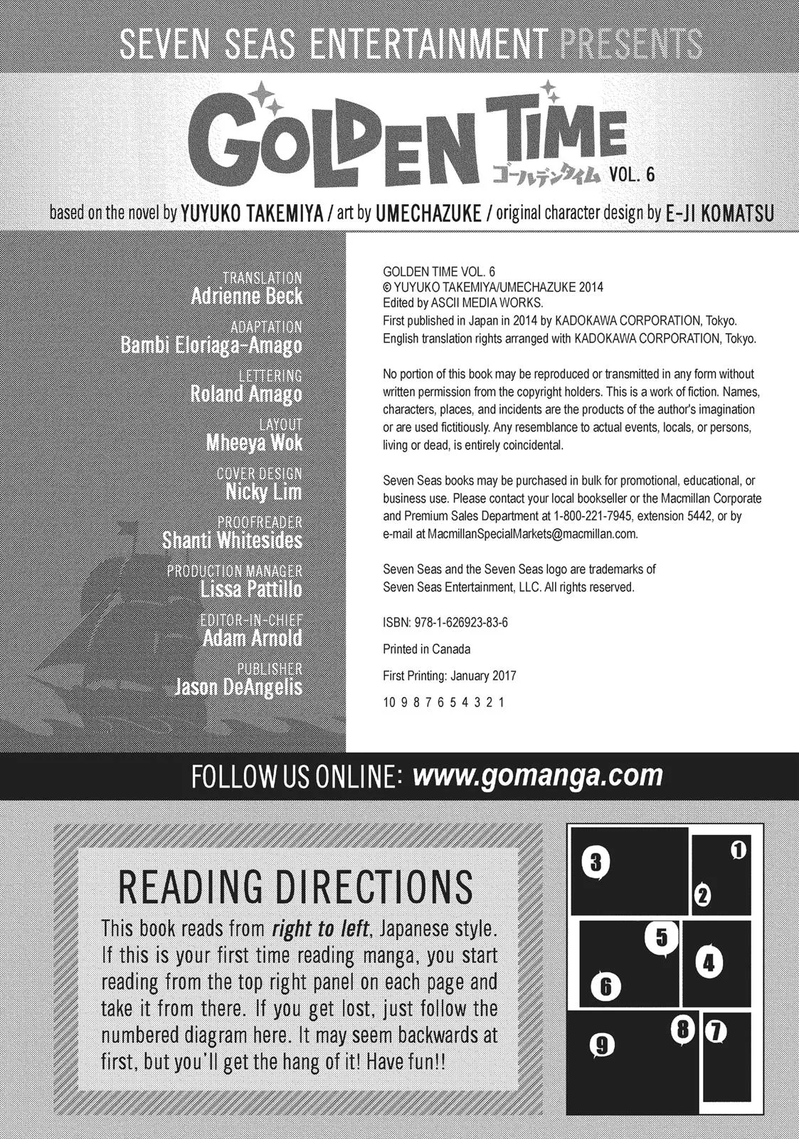 Read Golden Time Umechazuke en Manga Online