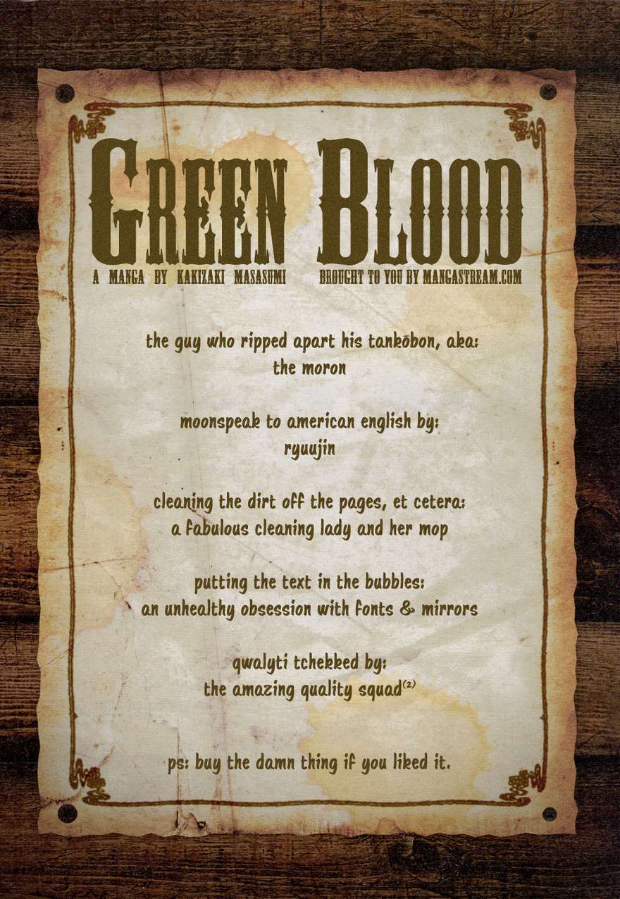 Read Green Blood en Manga Online