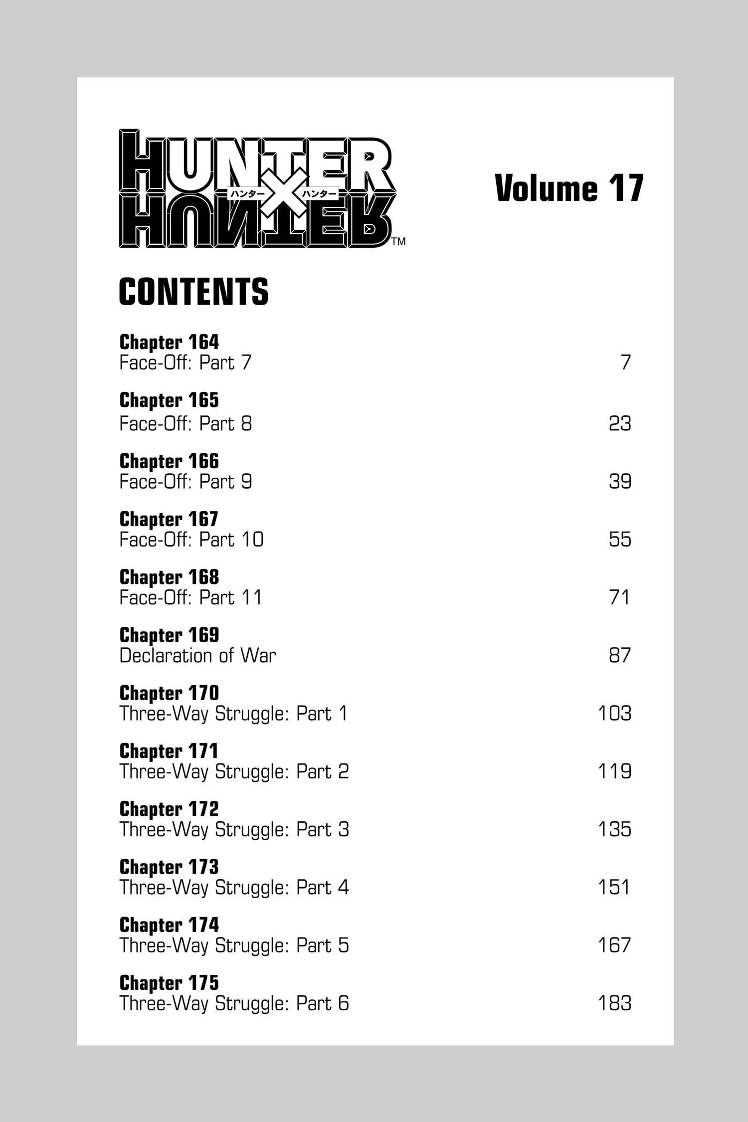 Read Hunter x Hunter en Manga Online