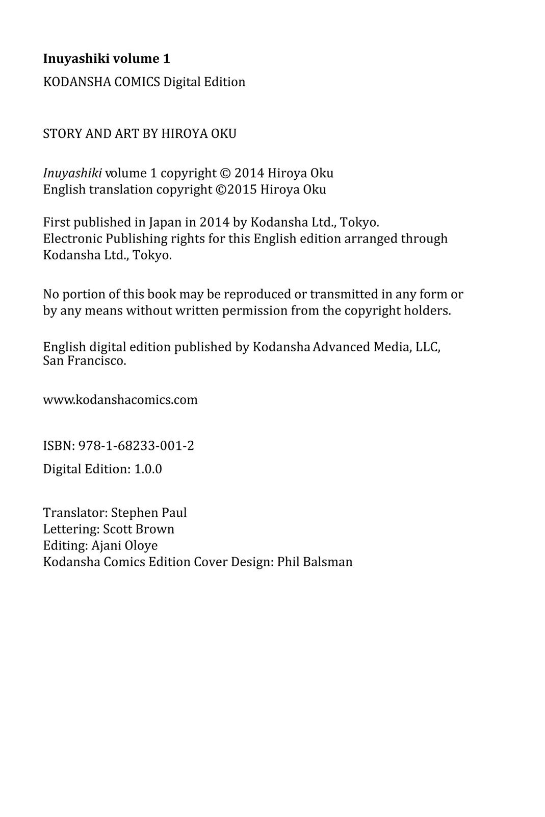 Read Inuyashiki en Manga Online