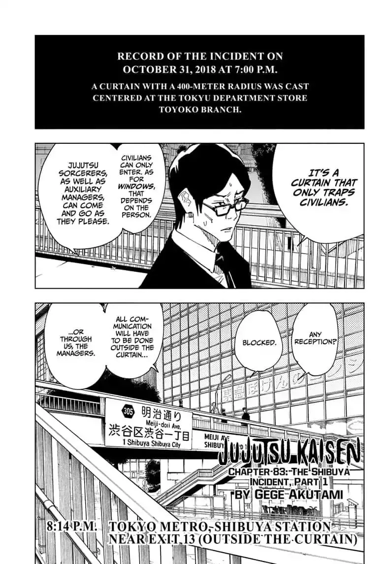 Read Jujutsu Kaisen en Manga Online