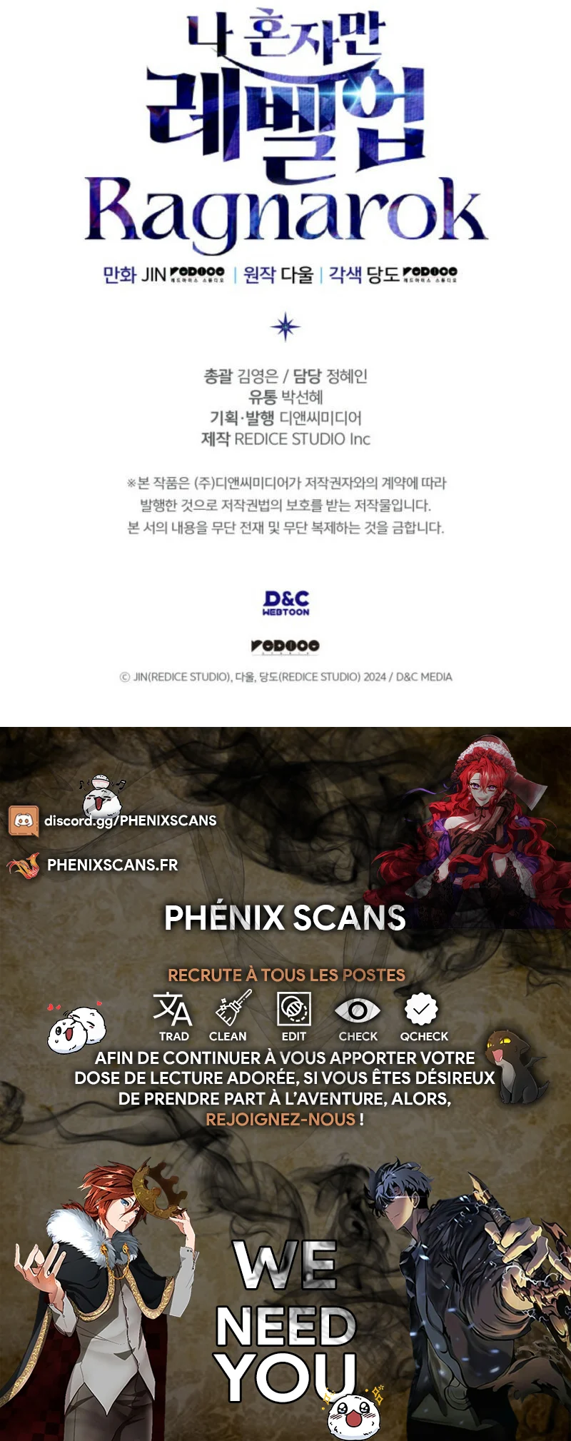 Read Solo leveling Ragnarok fr Manga Online