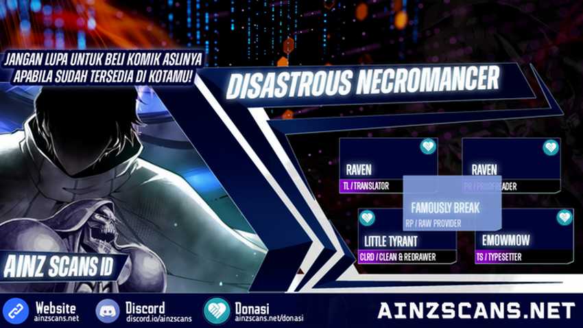 Read Disastrous Necromancer ID Manga Online