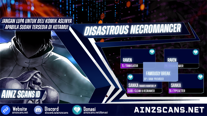 Read Disastrous Necromancer ID Manga Online