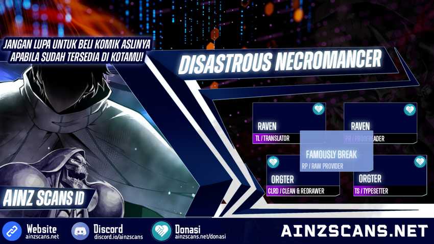 Read Disastrous Necromancer ID Manga Online