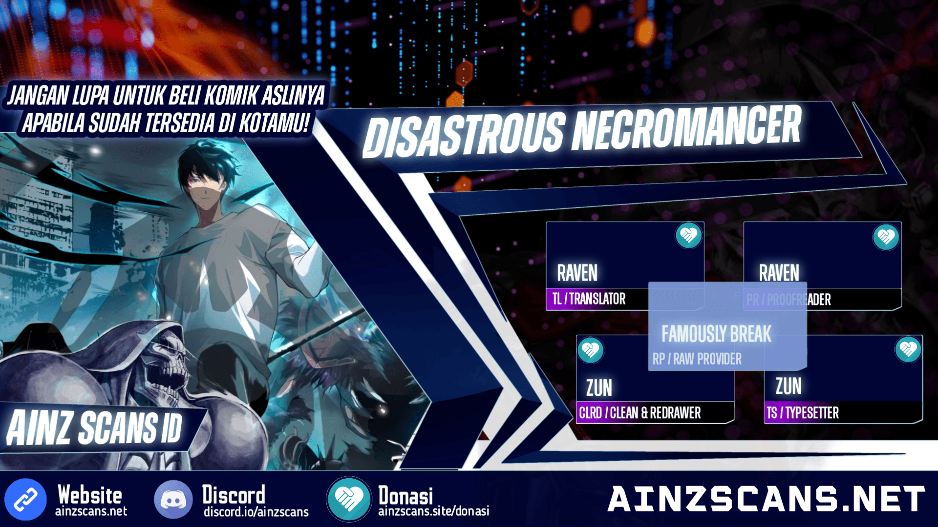 Read Disastrous Necromancer ID Manga Online