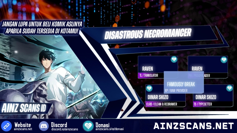 Read Disastrous Necromancer ID Manga Online