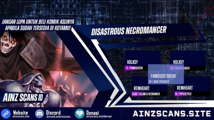 Read Disastrous Necromancer ID Manga Online