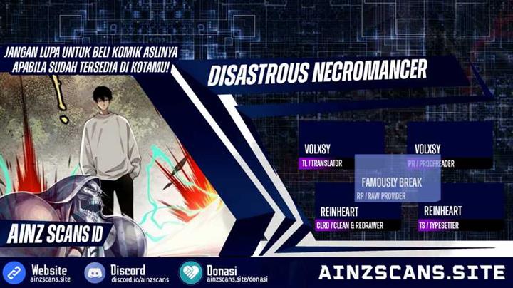 Read Disastrous Necromancer ID Manga Online