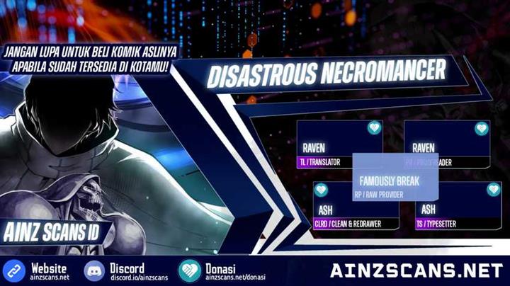 Read Disastrous Necromancer ID Manga Online