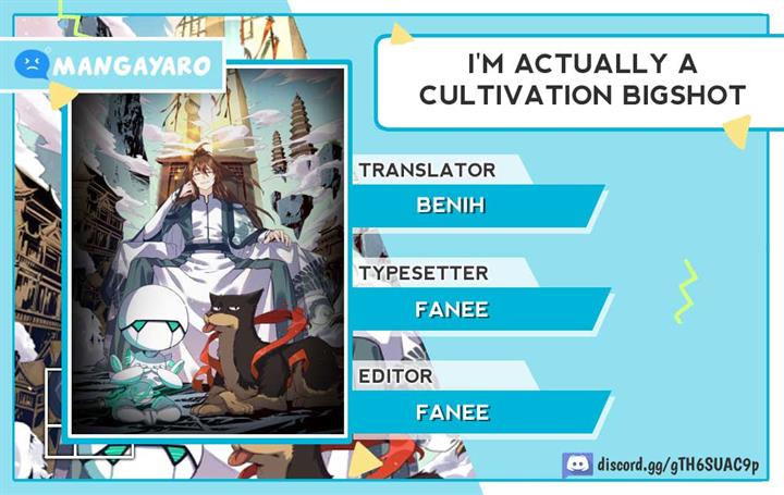 Read I’m Actually A Cultivation Bigshot ID Manga Online