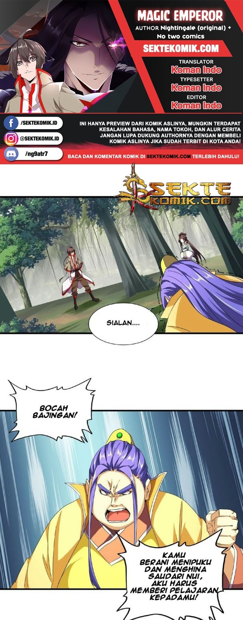 Read Magic Emperor ID Manga Online