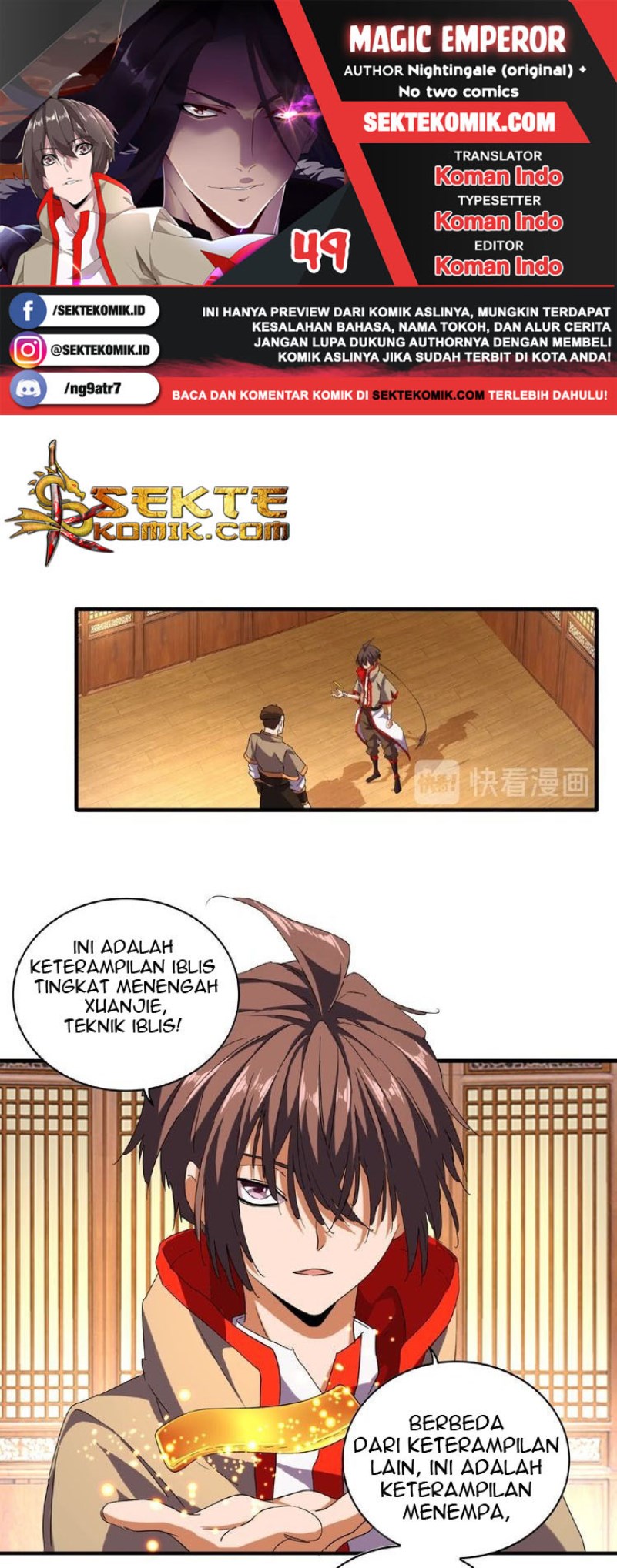 Read Magic Emperor ID Manga Online