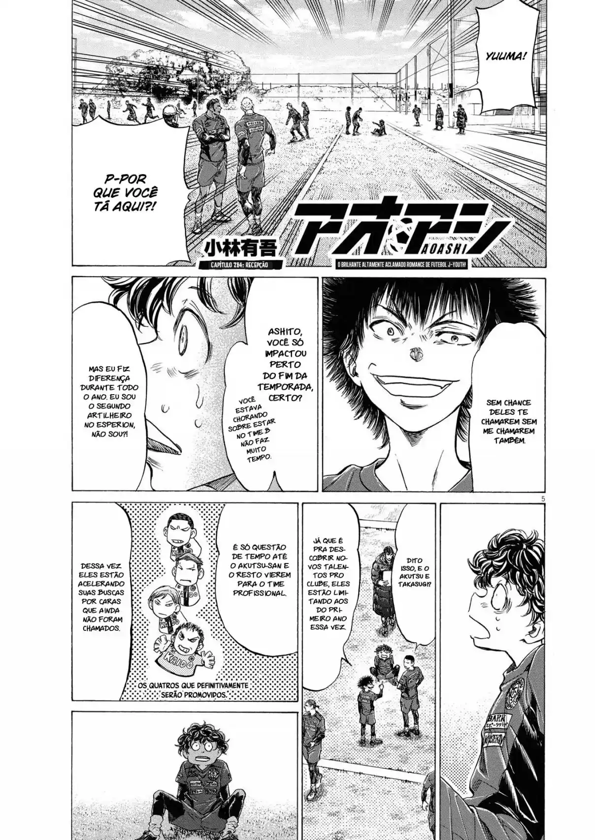 Read Ao Ashi pt Manga Online