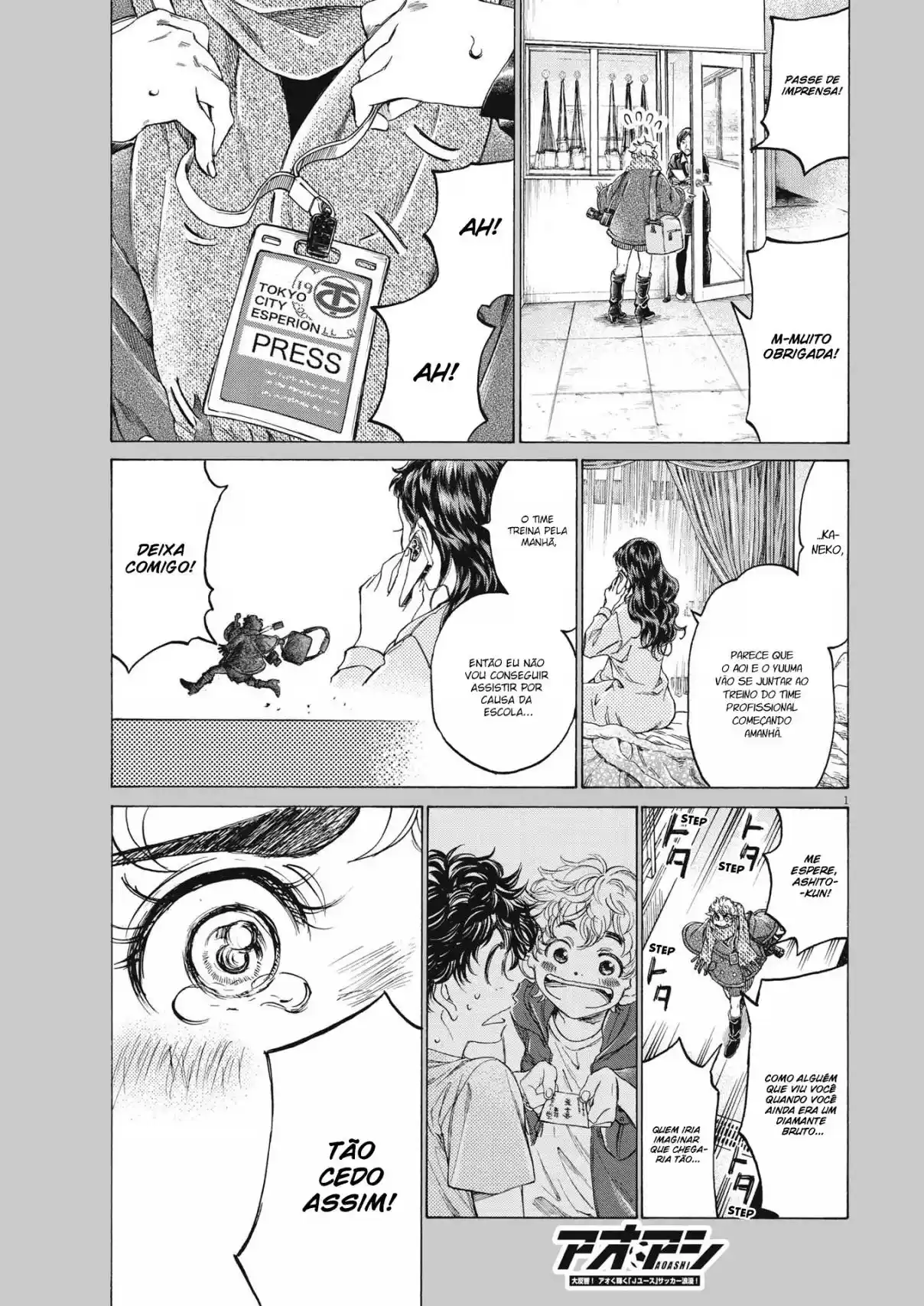 Read Ao Ashi pt Manga Online