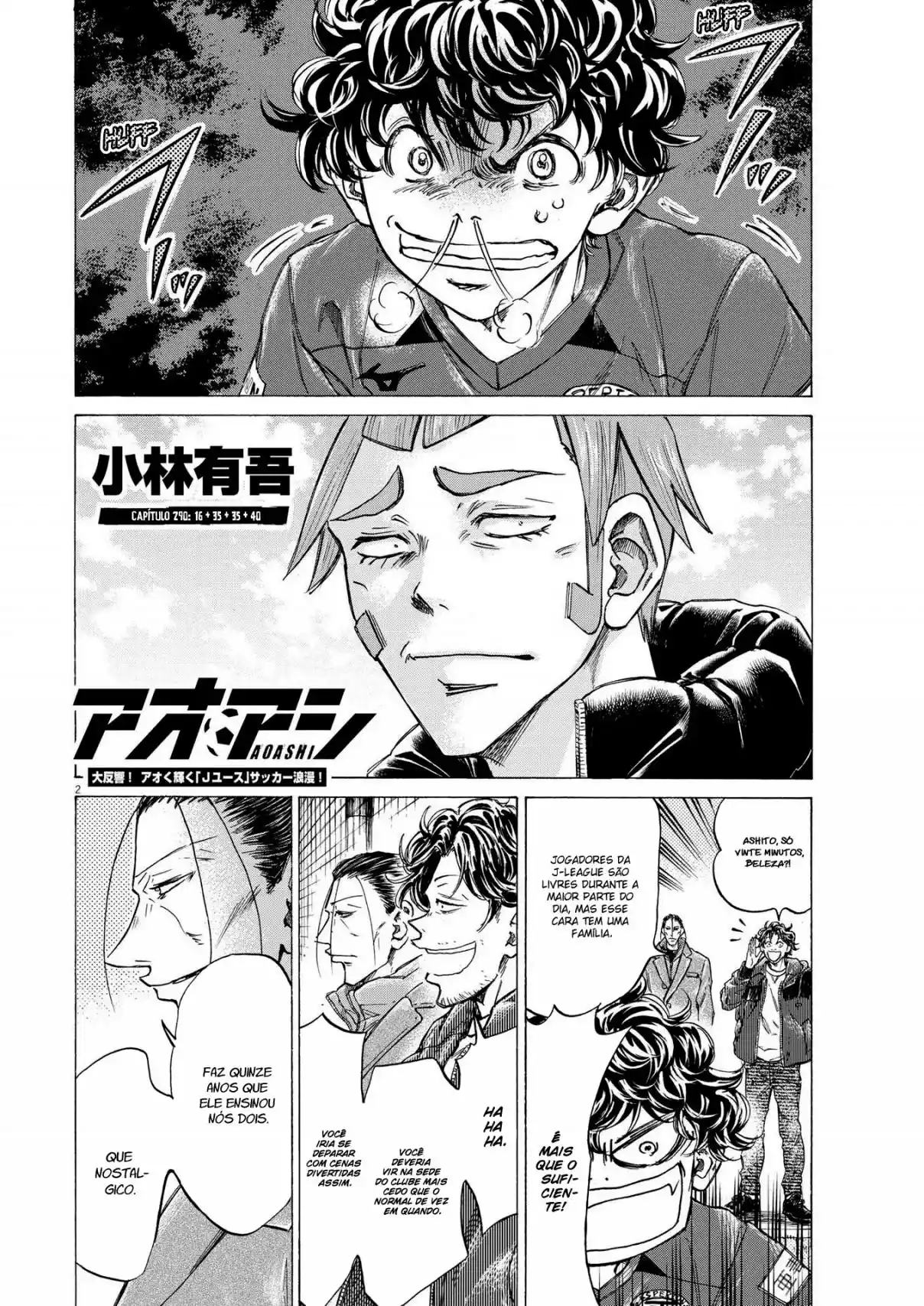Read Ao Ashi pt Manga Online