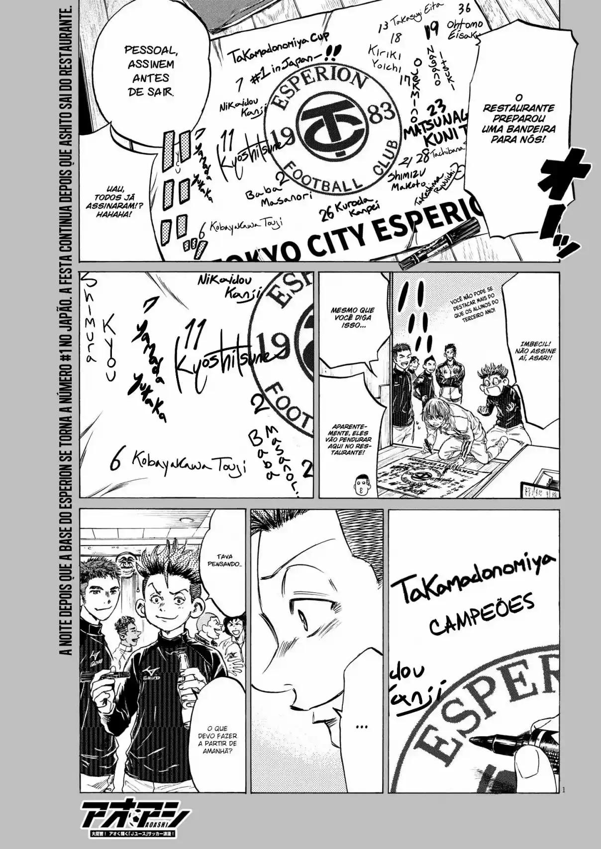 Read Ao Ashi pt Manga Online