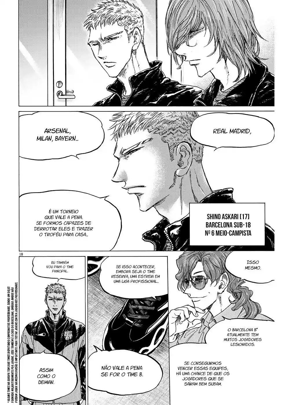 Read Ao Ashi pt Manga Online