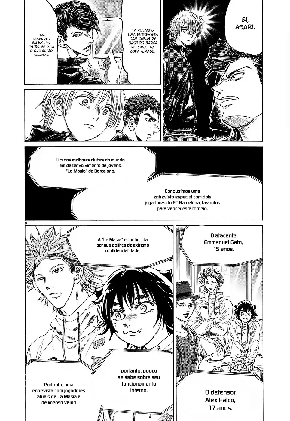 Read Ao Ashi pt Manga Online