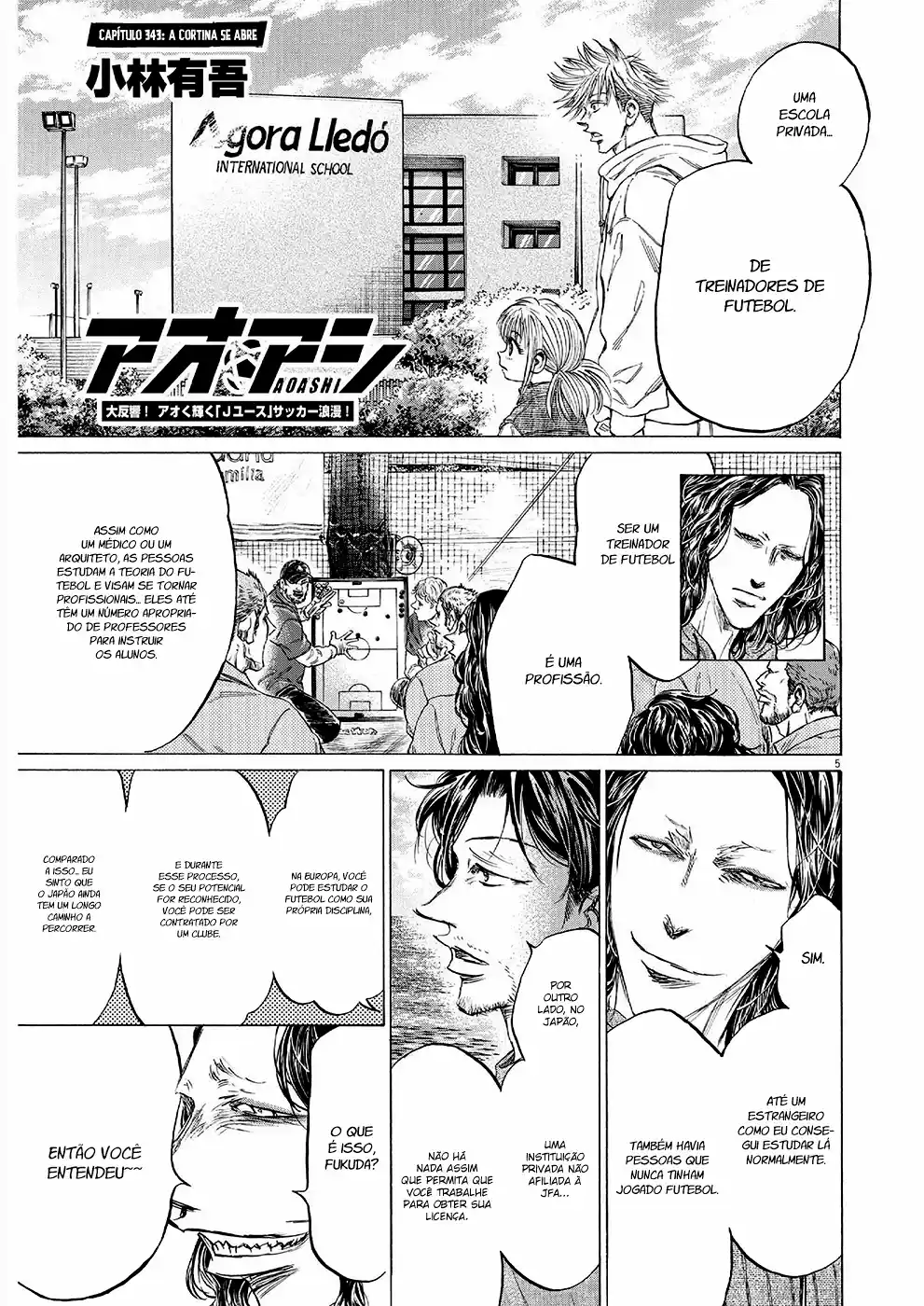 Read Ao Ashi pt Manga Online