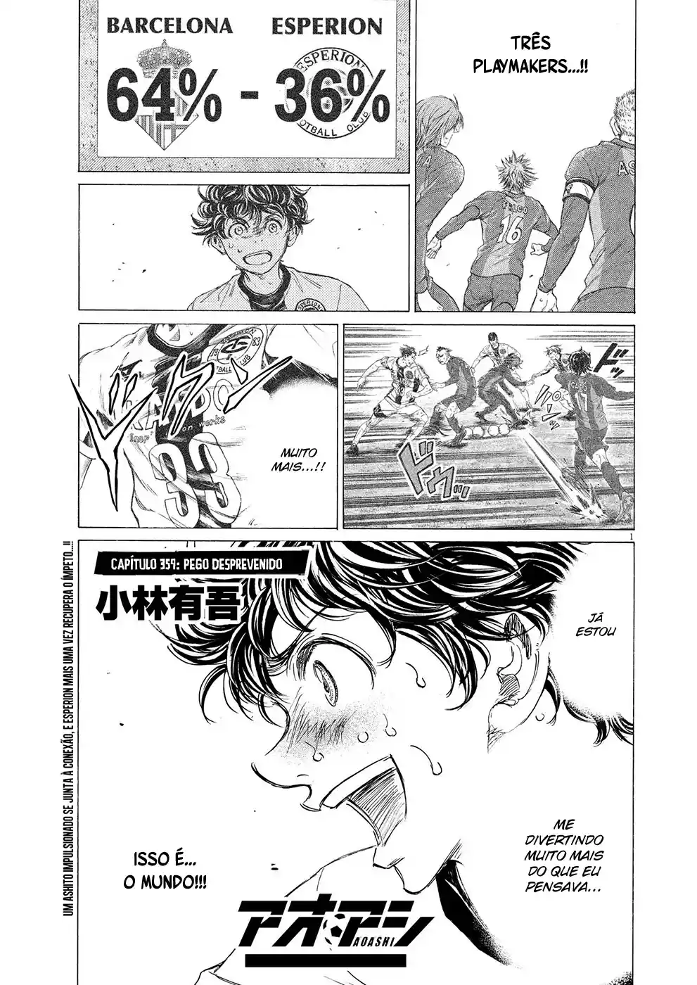 Read Ao Ashi pt Manga Online