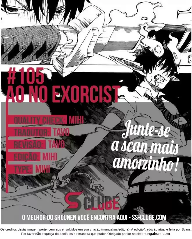 Read Blue Exorcist pt Manga Online