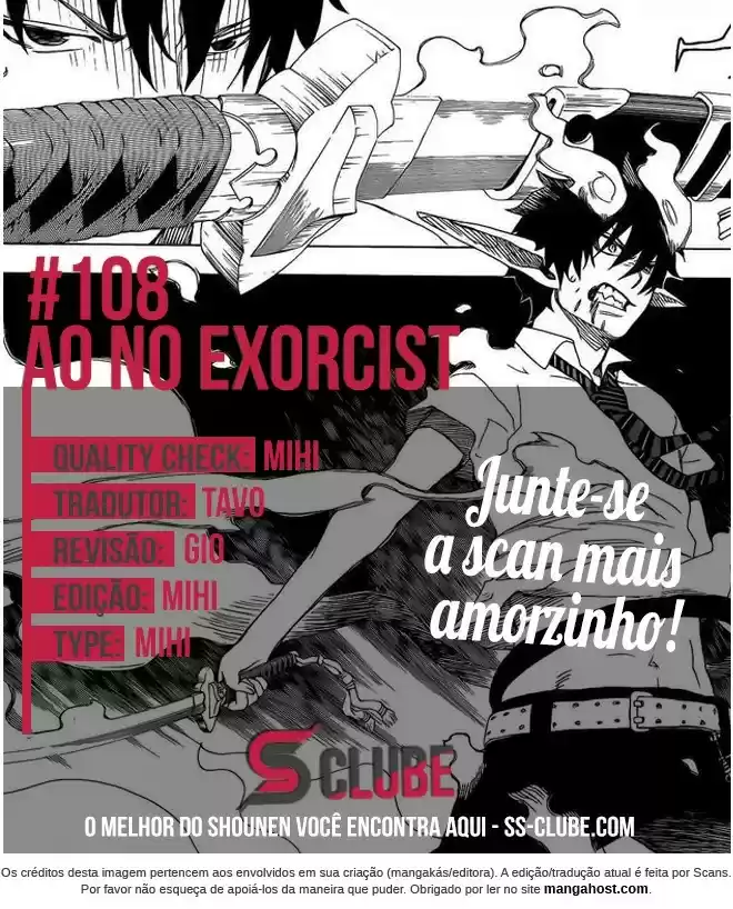 Read Blue Exorcist pt Manga Online