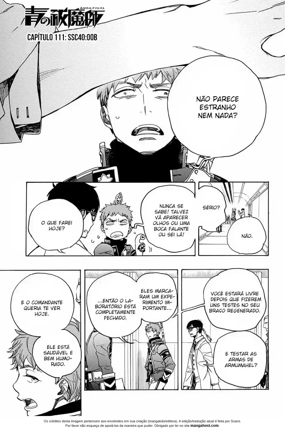 Read Blue Exorcist pt Manga Online