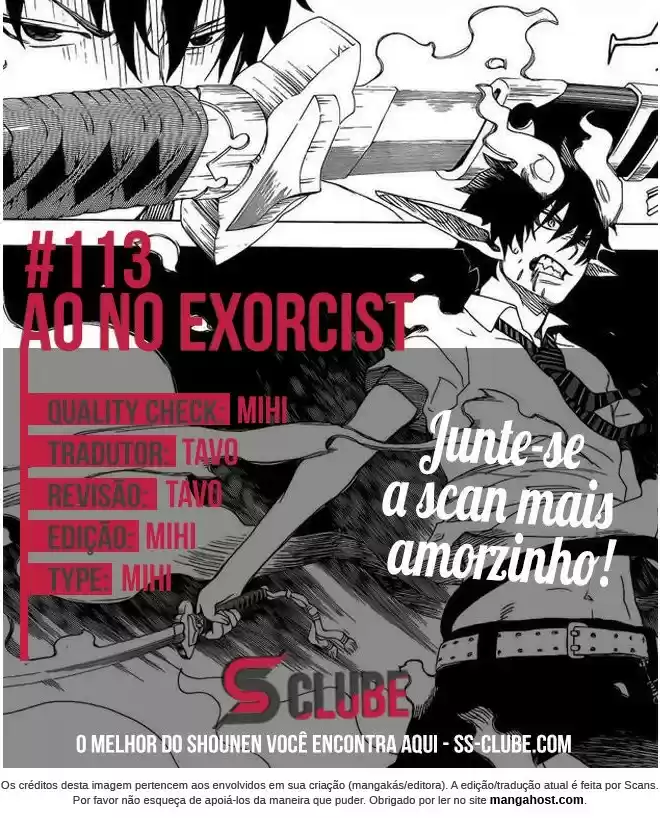 Read Blue Exorcist pt Manga Online
