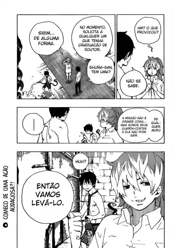 Read Blue Exorcist pt Manga Online