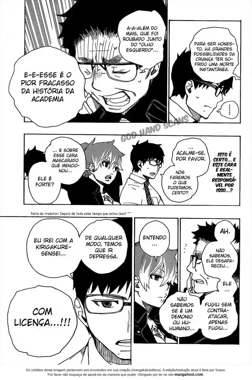 Read Blue Exorcist pt Manga Online