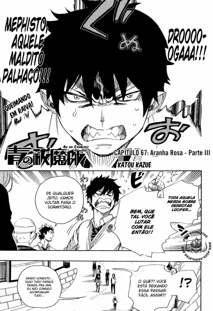 Read Blue Exorcist pt Manga Online
