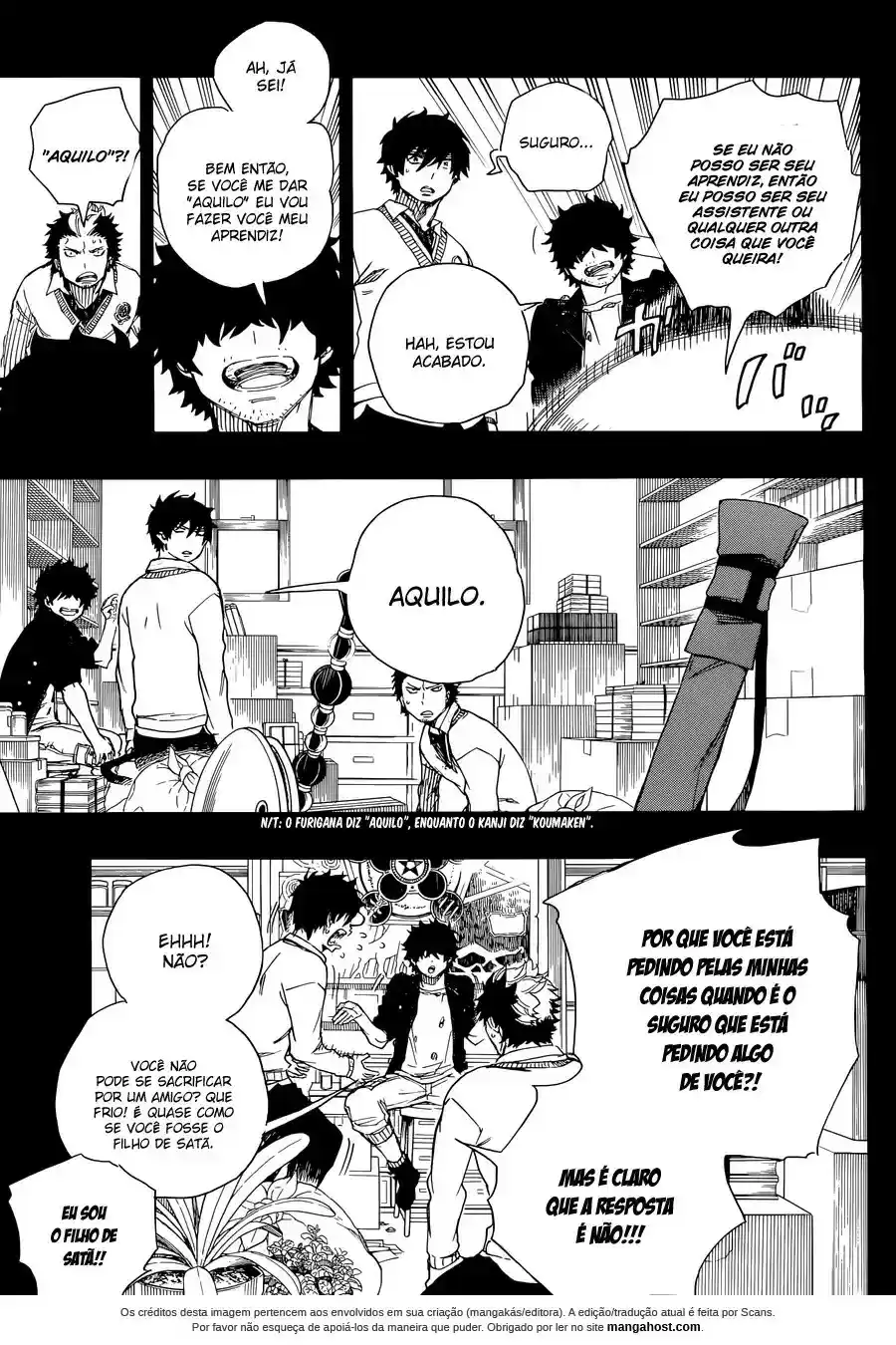 Read Blue Exorcist pt Manga Online