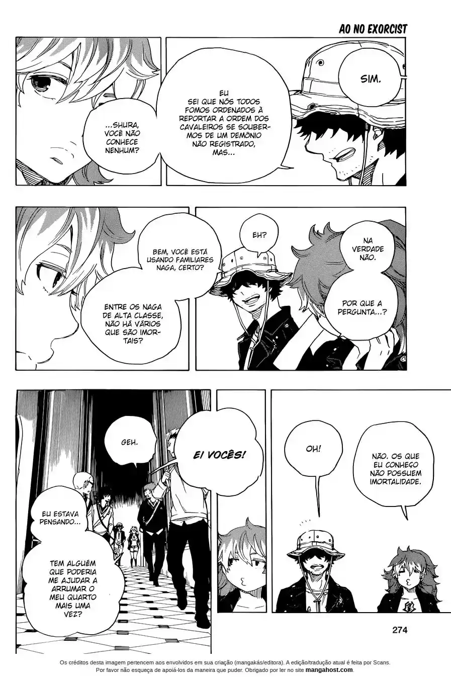 Read Blue Exorcist pt Manga Online