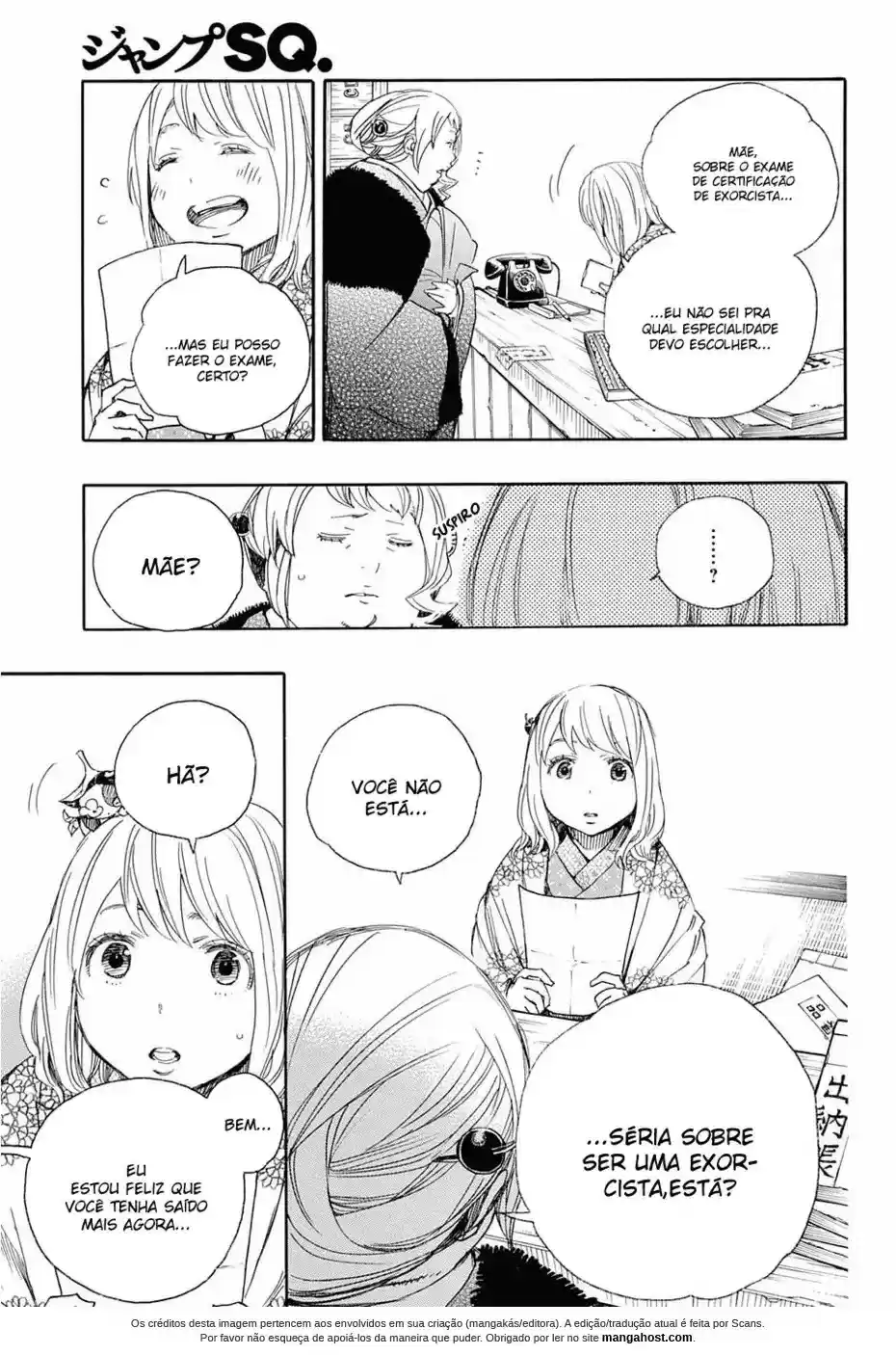 Read Blue Exorcist pt Manga Online