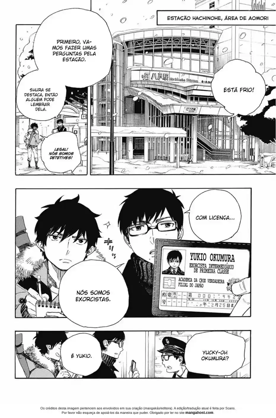 Read Blue Exorcist pt Manga Online
