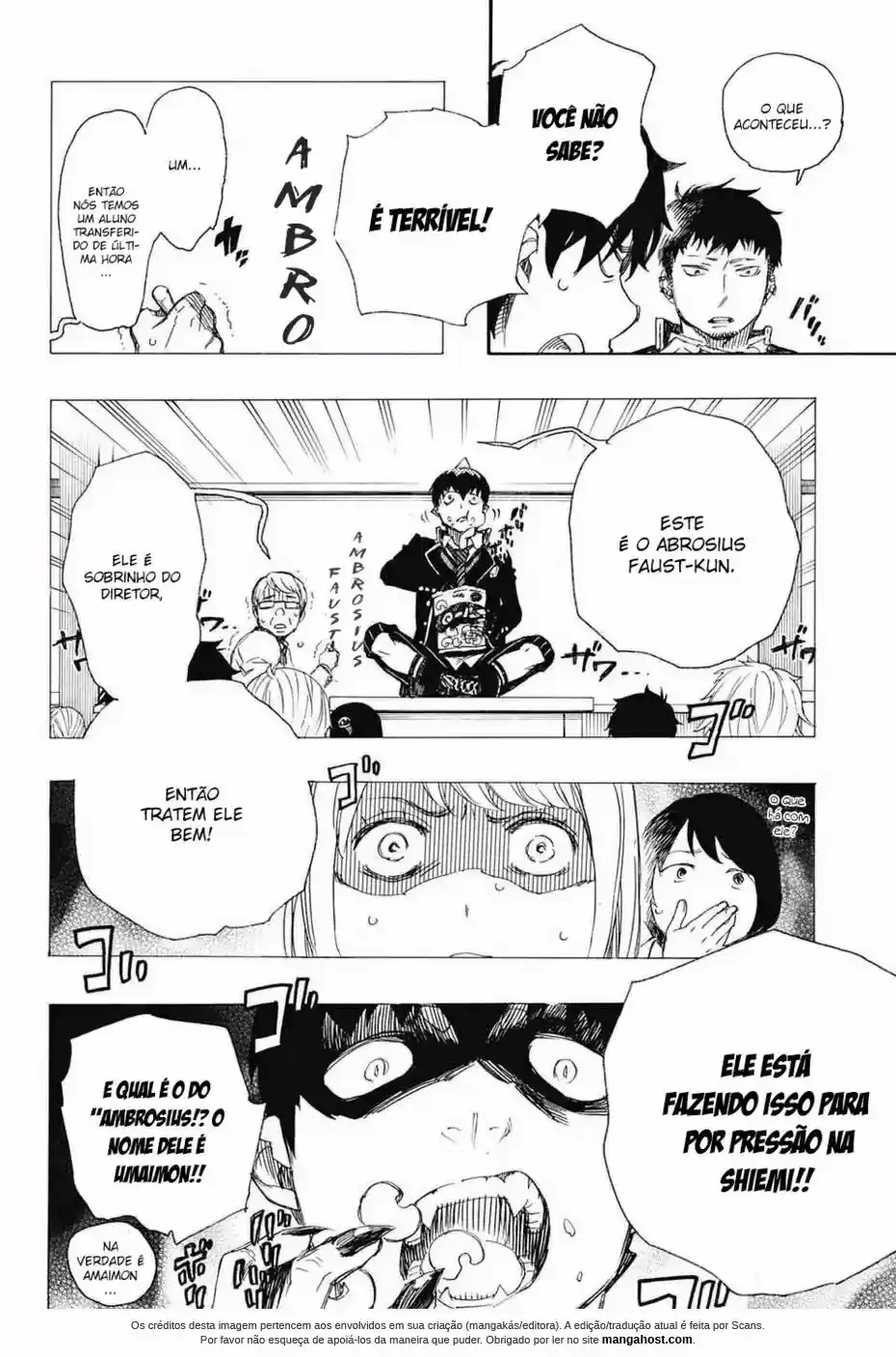 Read Blue Exorcist pt Manga Online