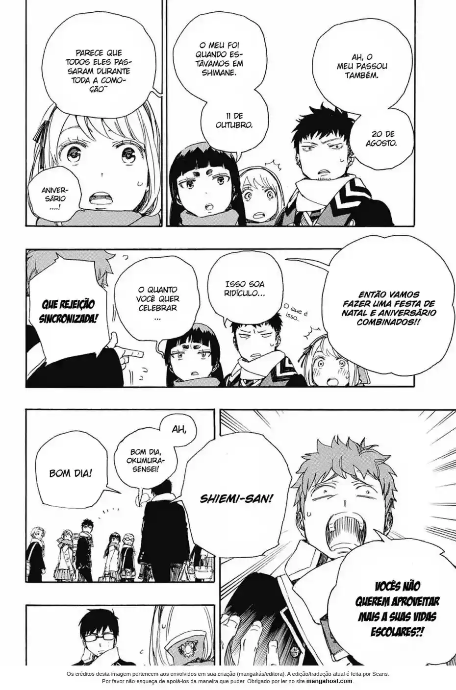 Read Blue Exorcist pt Manga Online
